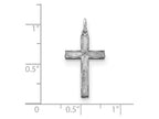 FJC Finejewelers Sterling Silver Laser Designed Cross Pendant Necklace - Chain Included
