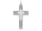 FJC Finejewelers Sterling Silver Laser Designed Cross Pendant Necklace - Chain Included