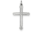 FJC Finejewelers Sterling Silver Laser Designed Crosterling Silver Charm