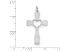 FJC Finejewelers Sterling Silver Laser Designed Cross Pendant Necklace - Chain Included