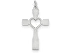FJC Finejewelers Sterling Silver Laser Designed Cross Pendant Necklace - Chain Included