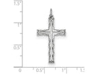 FJC Finejewelers Sterling Silver Laser Designed Cross Pendant Necklace - Chain Included
