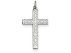 FJC Finejewelers Sterling Silver Laser Designed Cross Pendant Necklace - Chain Included