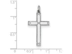 FJC Finejewelers Sterling Silver Laser Designed Cross Pendant Necklace - Chain Included
