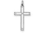 FJC Finejewelers Sterling Silver Laser Designed Cross Pendant Necklace - Chain Included