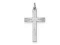 FJC Finejewelers Sterling Silver Laser Designed Cross Pendant Necklace - Chain Included