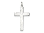 FJC Finejewelers Sterling Silver Laser Designed Cross Pendant Necklace - Chain Included