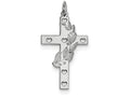 FJC Finejewelers Sterling Silver Laser Designed Cross Pendant Necklace - Chain Included