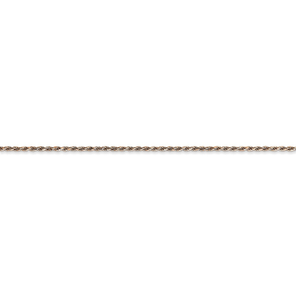 FJC Finejewelers 14k Rose Gold 1.0mm Bright Cut Rope