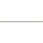 FJC Finejewelers 14k Rose Gold 1.0mm Bright Cut Rope