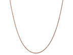 FJC Finejewelers 14k Rose Gold 1mm Bright Cut Rope