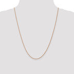 FJC Finejewelers 14k Rose Gold 1.0mm Bright Cut Rope