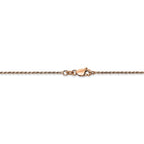FJC Finejewelers 14k Rose Gold 1.0mm Bright Cut Rope