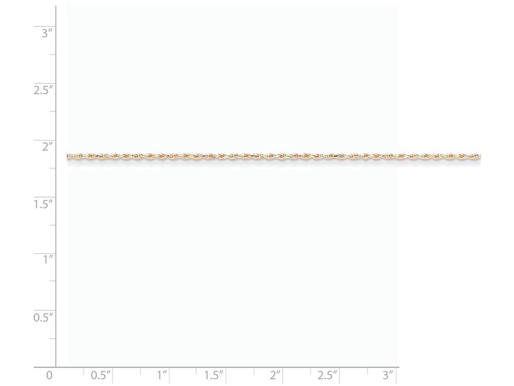 FJC Finejewelers 30 Inch 14k Rose Gold 1.5mm bright-cut Rope Chain Necklace
