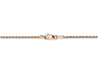 FJC Finejewelers 7 Inch 14k Rose Gold 1.5mm bright-cut Rope Chain Bracelet