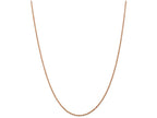 FJC Finejewelers 9 Inch 14k Rose Gold 1.5mm bright-cut Rope Chain Ankle Bracelet (Smaller Ankles)