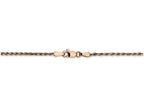 FJC Finejewelers 10 Inch 14k Rose Gold 1.8mm bright-cut Rope Chain Ankle Bracelet