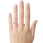 FJC Finejewelers 2.5mm White Topaz Band / Ring