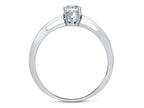 FJC Finejewelers 10k White Gold 7x5mm Solitaire Oval Citrine Ring