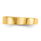 FJC Finejewelers 14k Yellow Gold Adjustable Flat Polished Band Toe Ring 3mm wide