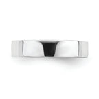 FJC Finejewelers 14k White Gold Adjustable Flat Polished Band Toe Ring 3mm wide