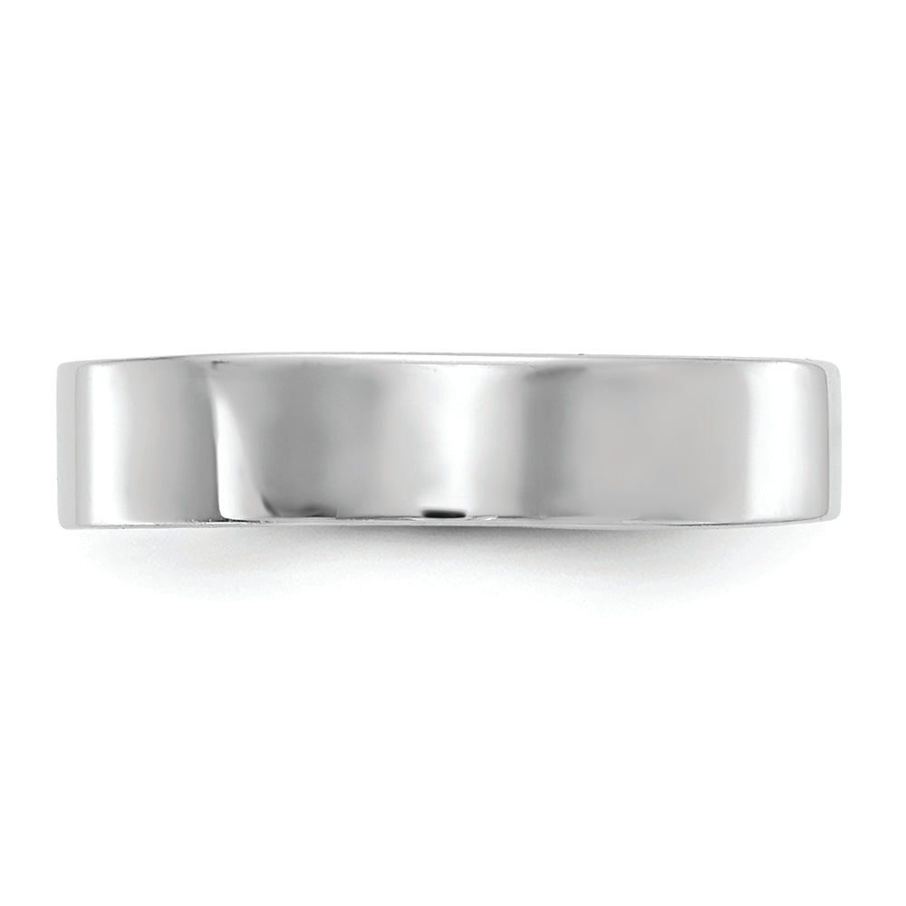 FJC Finejewelers 14k White Gold Adjustable Flat Polished Band Toe Ring 3mm wide