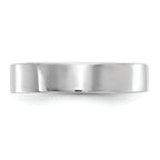 FJC Finejewelers 14k White Gold Adjustable Flat Polished Band Toe Ring 3mm wide