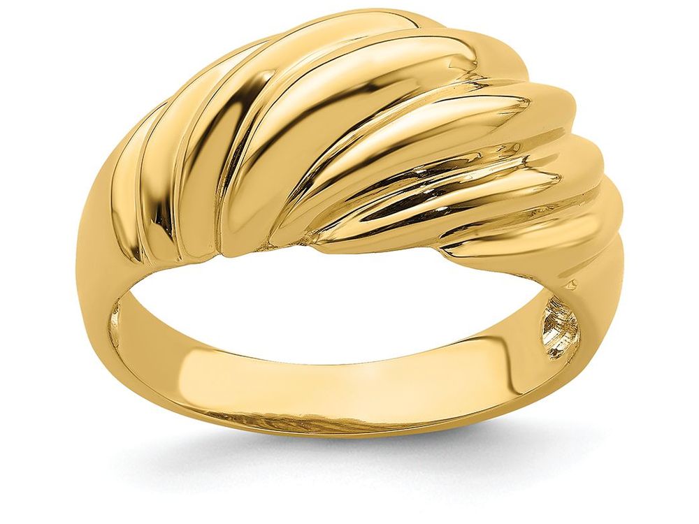 FJC Finejewelers 14k Yellow Gold Shrimp Fashion Domefashion Charm