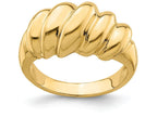 FJC Finejewelers 14k Yellow Gold Shrimp Domeslanted Charm