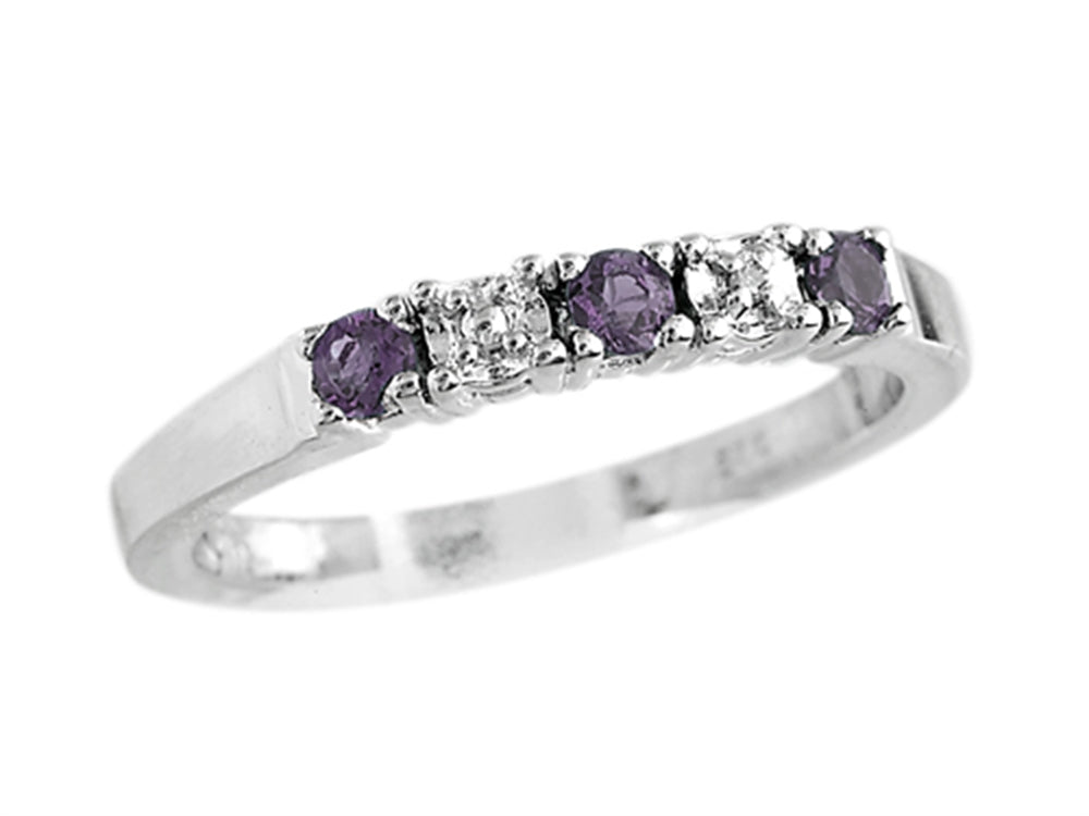 FJC Finejewelers 2.5mm Amethyst Band / Ring