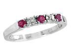 FJC Finejewelers 2.5mm Created Ruby Band / Ring