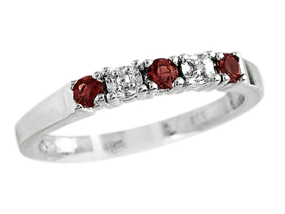FJC Finejewelers 2.5mm Garnet Band / Ring