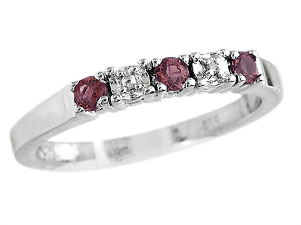 FJC Finejewelers 2.5mm Rhodolite Band / Ring