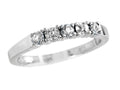 FJC Finejewelers 2.5mm White Topaz Band / Ring