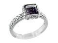 FJC Finejewelers 6x6mm Solitaire Octagon Amethyst Ring