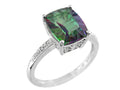 FJC Finejewelers 11x9mm Solitaire Antique Shaped Mystic Topaz Ring