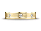 Benchmark® 4mm Comfort Fit Diamond Wedding Band / Ring