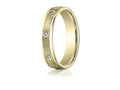 Benchmark® 4mm Comfort Fit Diamond Wedding Band / Ring