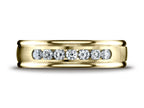 Benchmark® 6mm Comfort Fit Diamond Wedding Band / Ring