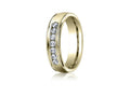 Benchmark® 6mm Comfort Fit Diamond Wedding Band / Ring