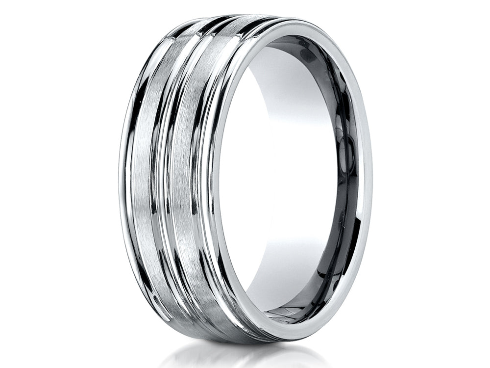 Benchmark® 8mm Comfort Fit Wedding Band / Ring