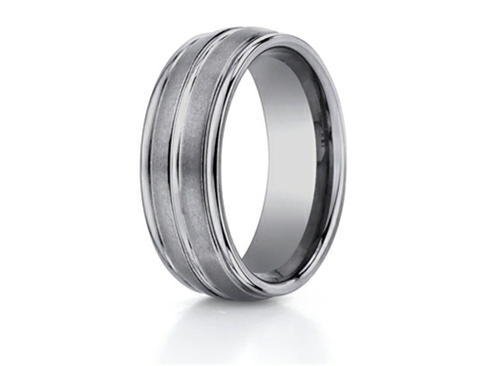 Benchmark® 8mm Comfort Fit Tungsten Carbide Wedding Band / Ring