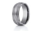 Benchmark® 8mm Comfort Fit Tungsten Carbide Wedding Band / Ring