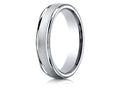 Benchmark® 14k Gold 4mm Comfort-fit Wired-finished High Polished Round Edge Carved Design Wedding Band Ring