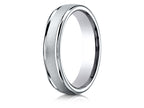 Benchmark® 14k Gold 4mm Comfort-fit Wired-finished High Polished Round Edge Carved Design Wedding Band Ring