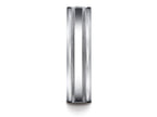 Benchmark® 6mm Comfort-fit High Polished With Milgrain Round Edge Carved Design Wedding Band Ring