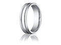 Benchmark® 6mm Comfort-fit High Polished With Milgrain Round Edge Carved Design Wedding Band Ring