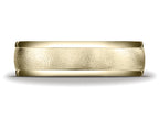 Benchmark® 6mm Comfort-fit Wired-finished High Polished Round Edge Carved Design Wedding Band Ring