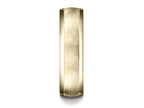 Benchmark® 6mm Comfort-fit Wired-finished High Polished Round Edge Carved Design Wedding Band Ring