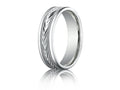 Benchmark® 6mm Comfort-fit Harvest Of Love Round Edge Carved Design Wedding Band Ring